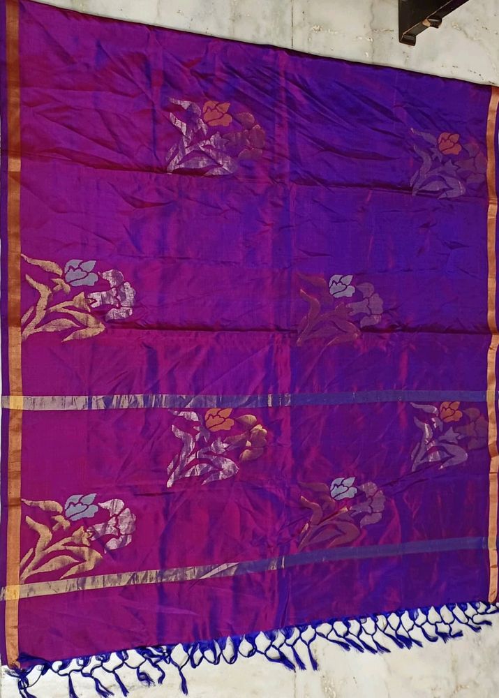 Purple Soft Silk Saree