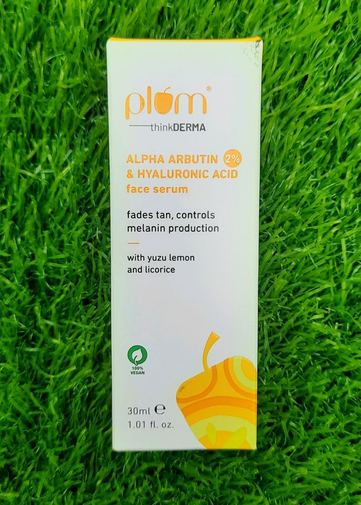 Plum Alpha arbutin2% & Hyaluronic Acid Face Serum