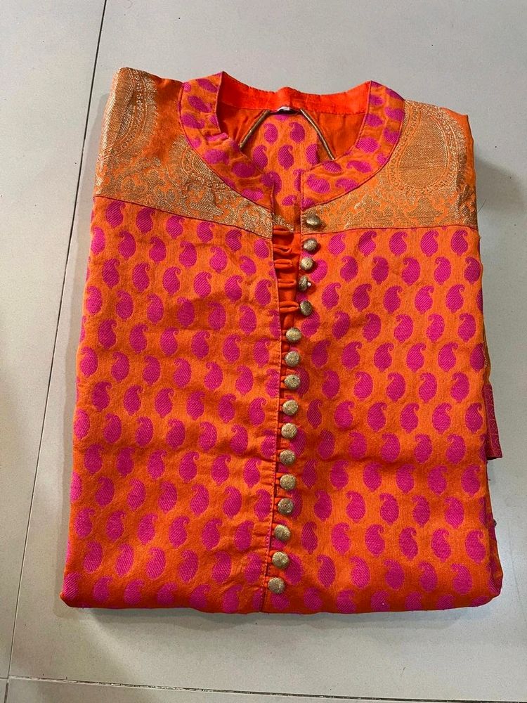 Orange kurta