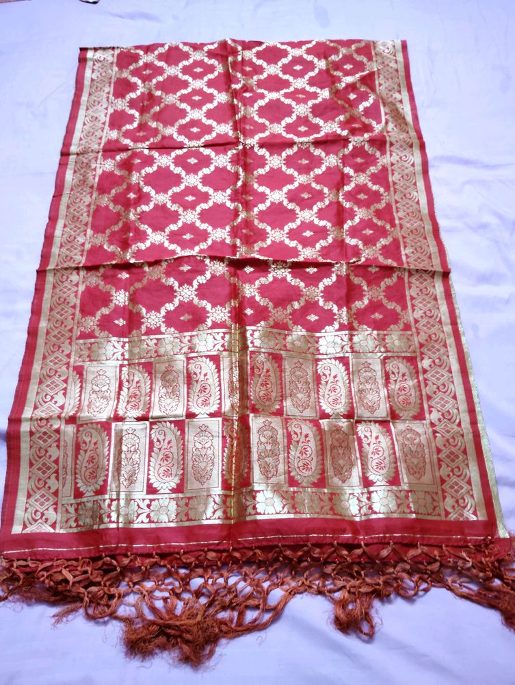 Pure Cotton Silk Banarasi Duppata