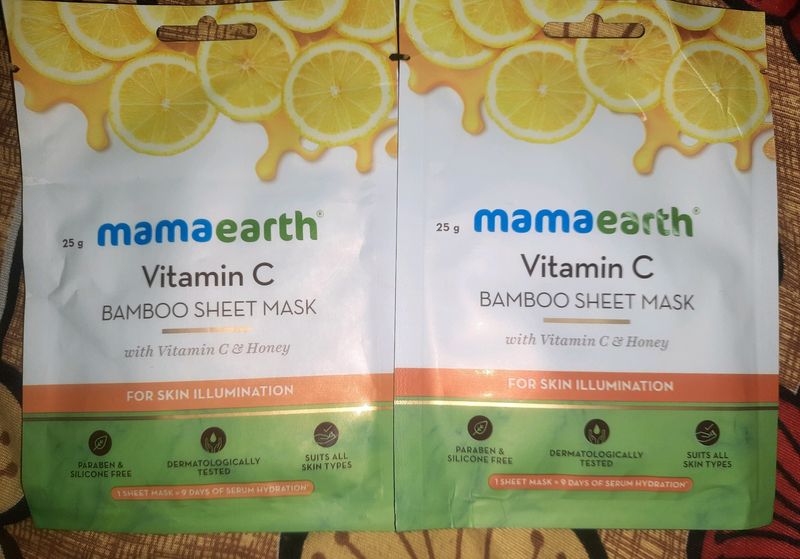 Mamaearth Vitamin C Sheet Mask