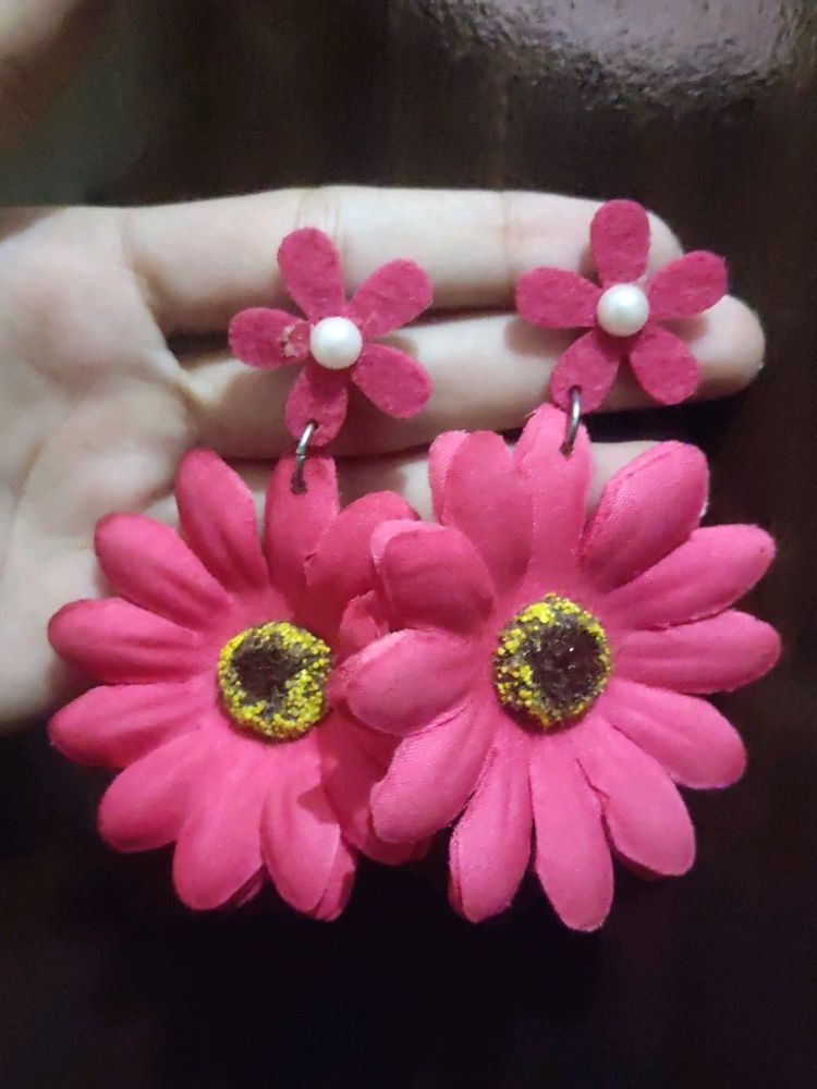 Beautiful Flower Earrings