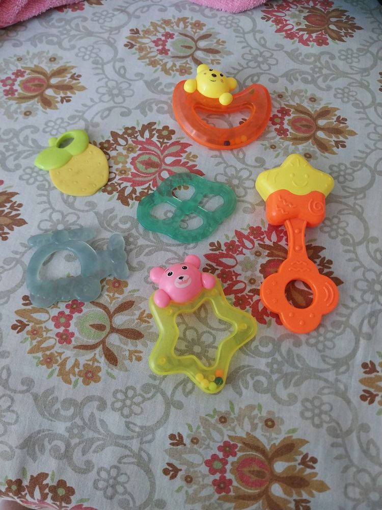 New Born Teether Nd Jhunjhune Set