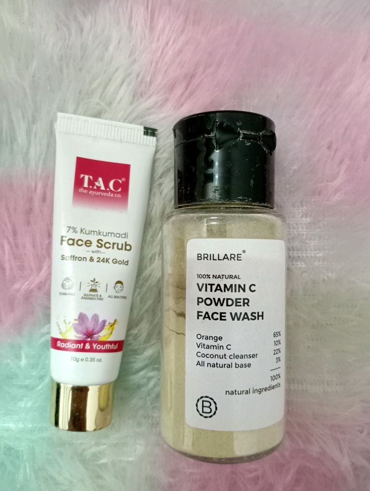 Brillare Vitamin C Facewash With A Free TAC Scrub