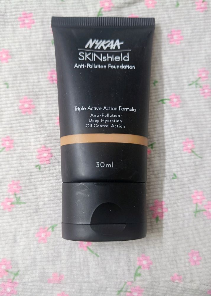 NYKAA Skin Shield Anti Pollution Foundation❤️‍🔥