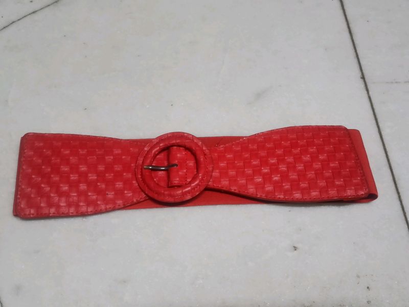 Belt (With Elastic On Back Side) Stretchable