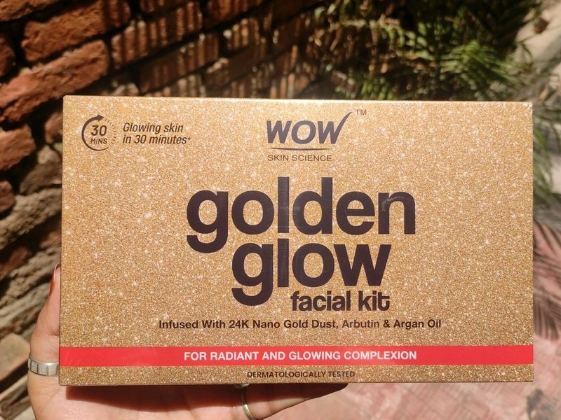 Wow Golden Glow Facial Kit