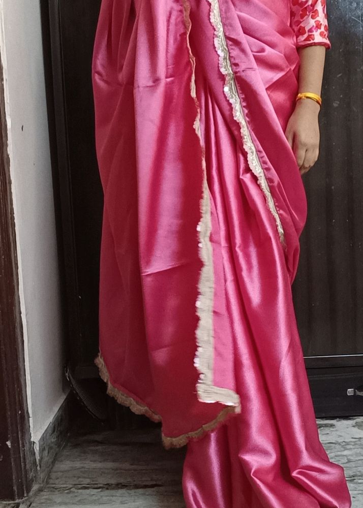 Like New Saree 3 In Pink ,Red ,Grey Colour