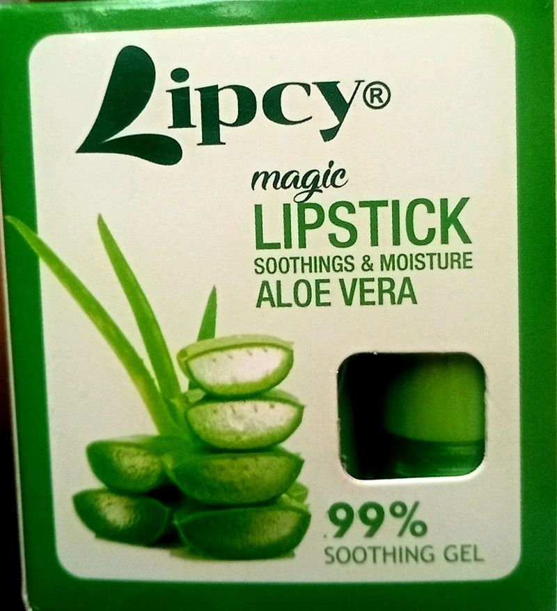 Lipcy Magic Lipstick (Aloe Vera)