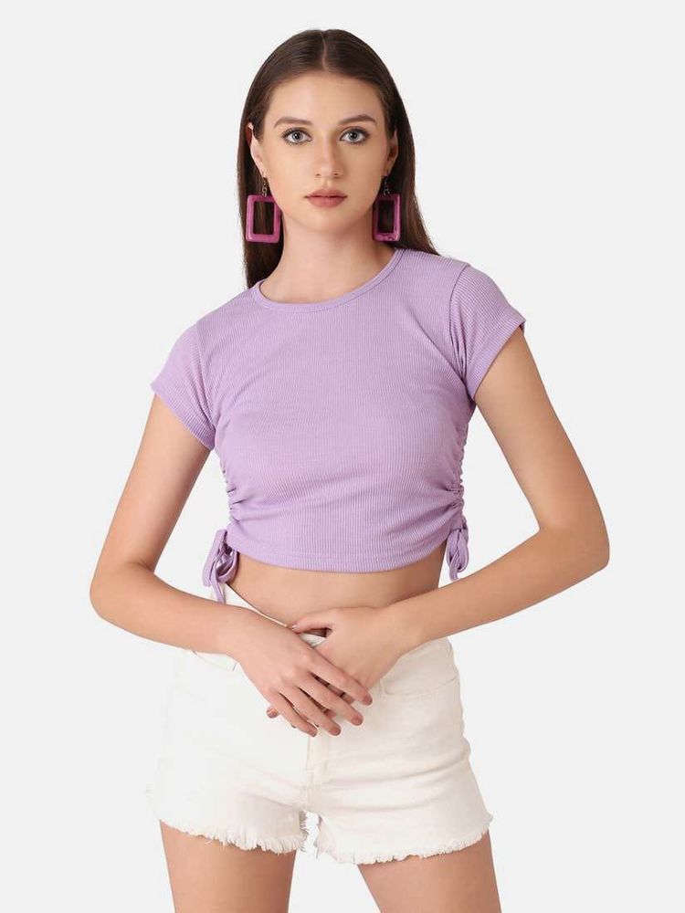 Lavender Crop Top