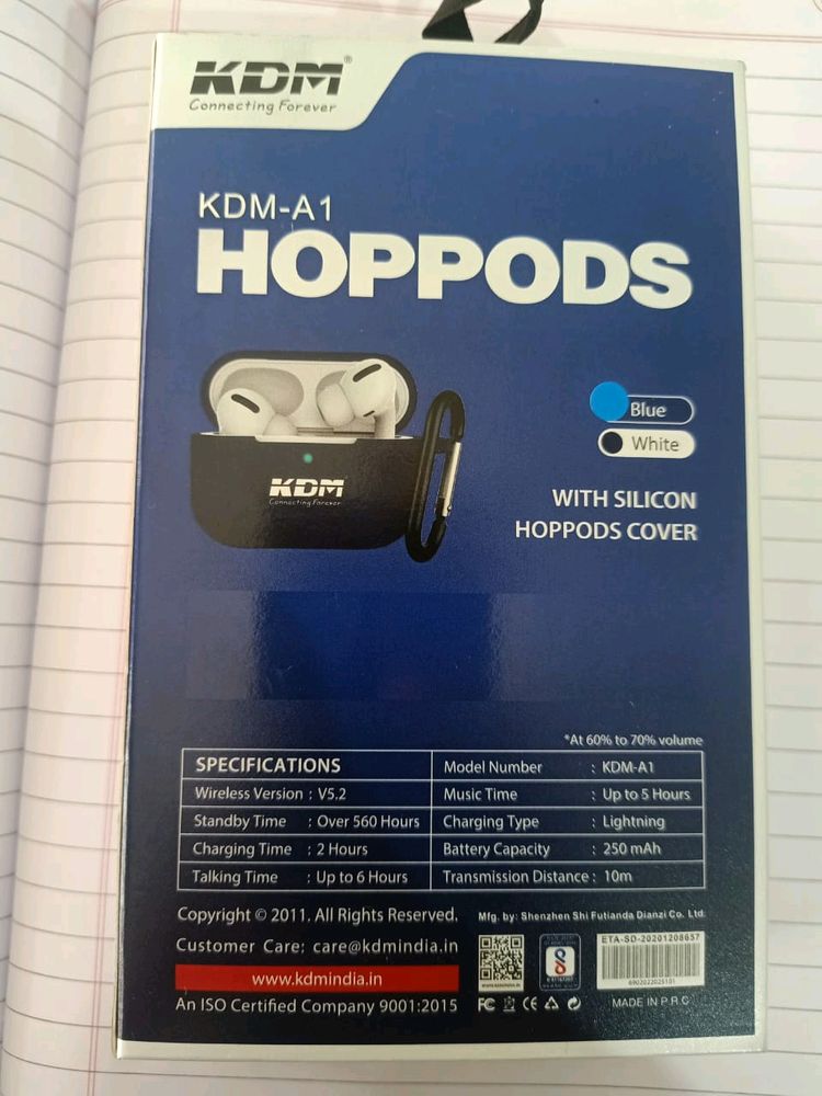 KDM-A1, HOPPODS, BLUETOOTH, EARPHONE & HANDPHONE