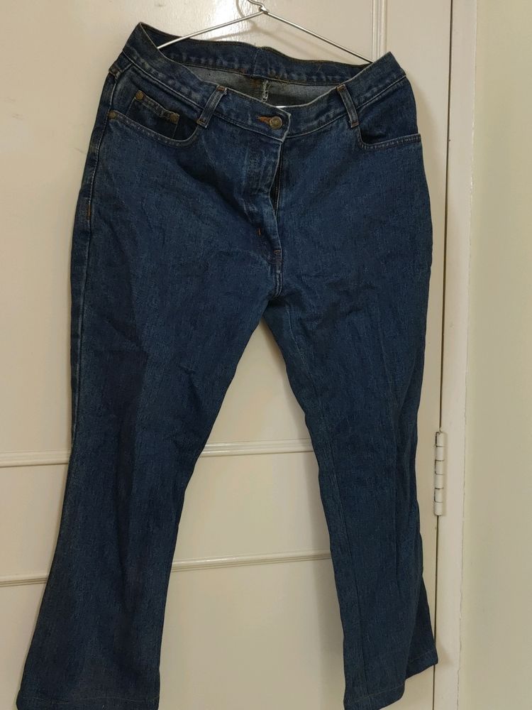 Vintage Look Denim Jeans