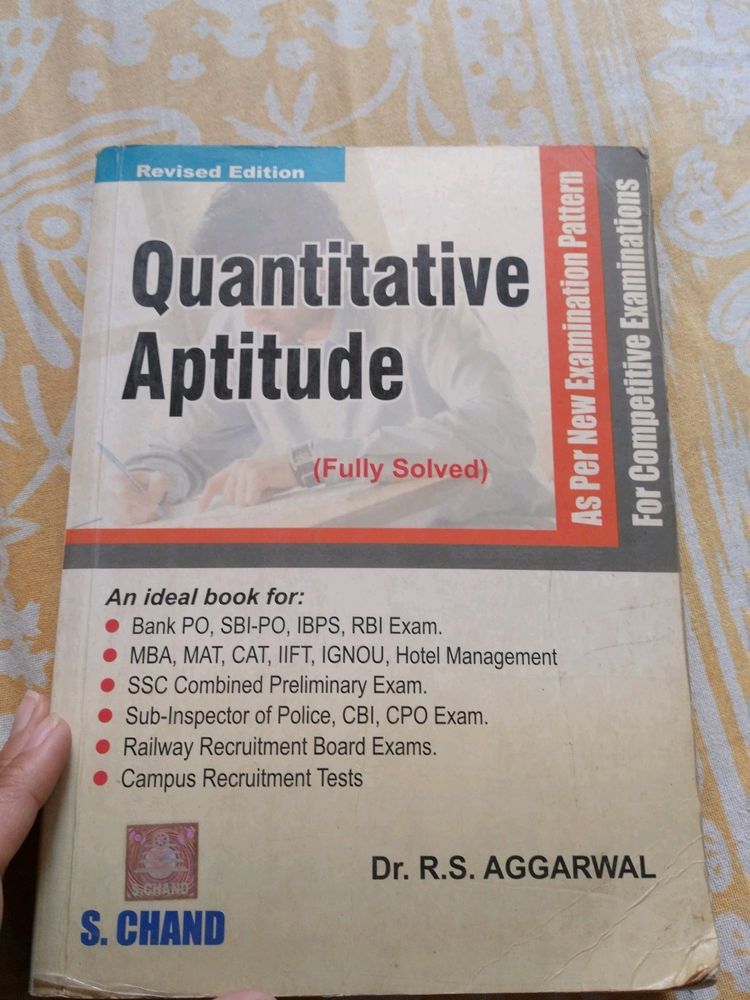 Quantitative Aptitude Book By SChand