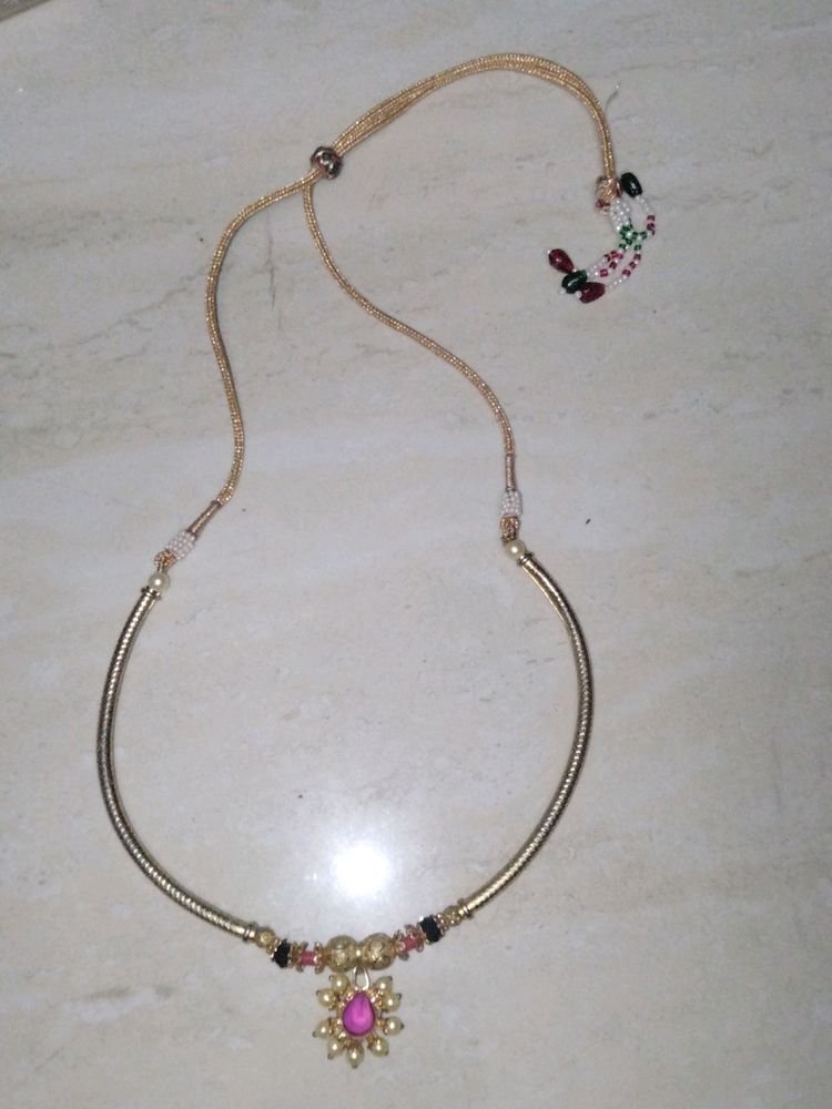 Marathi Style Necklace Design