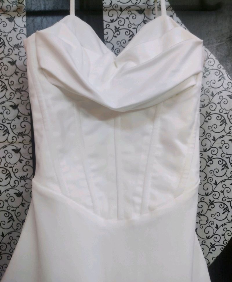 White Corset Dress