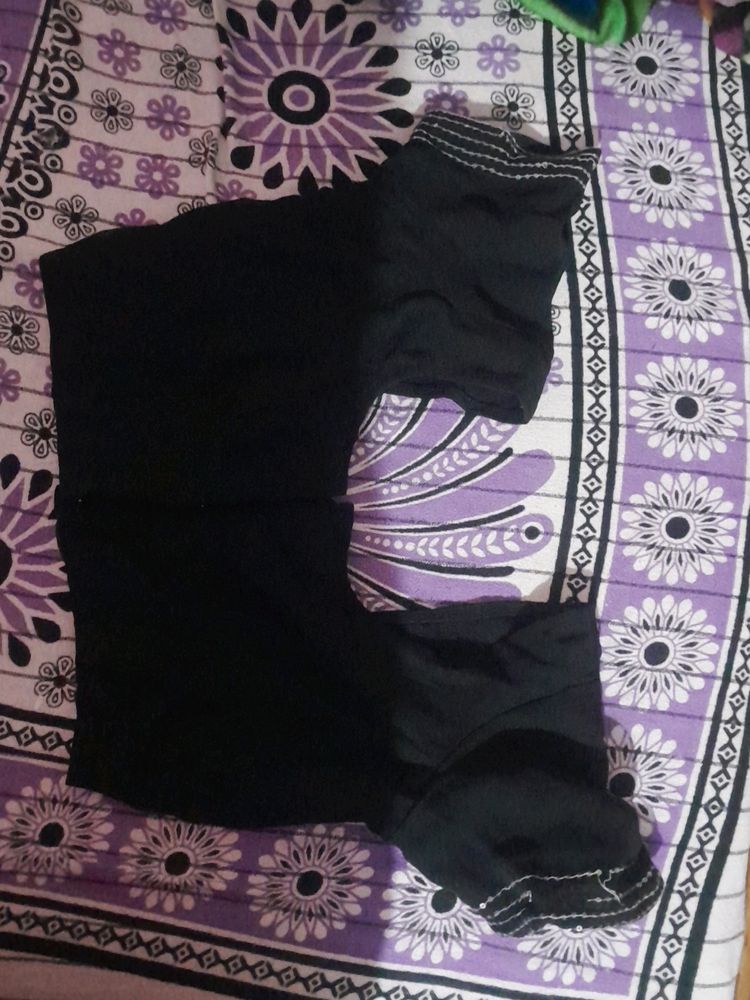 Good Condition Blouse Black Colour