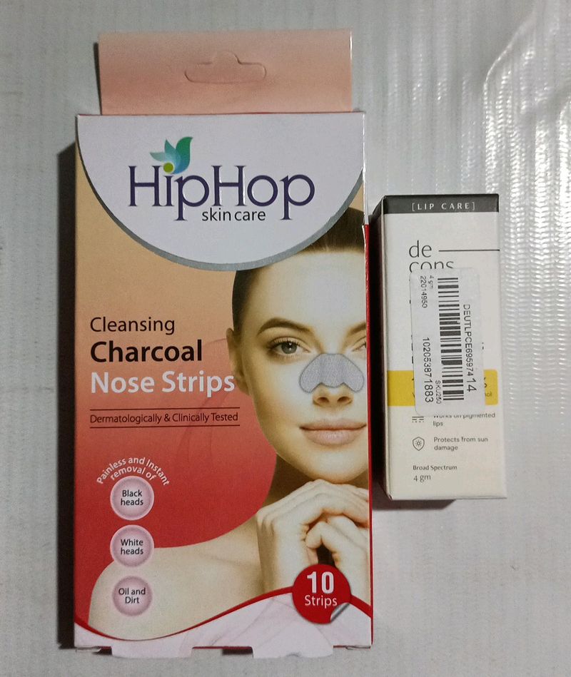 Combo Of Hiphop Nose Strips & Deconstruct Lip Balm