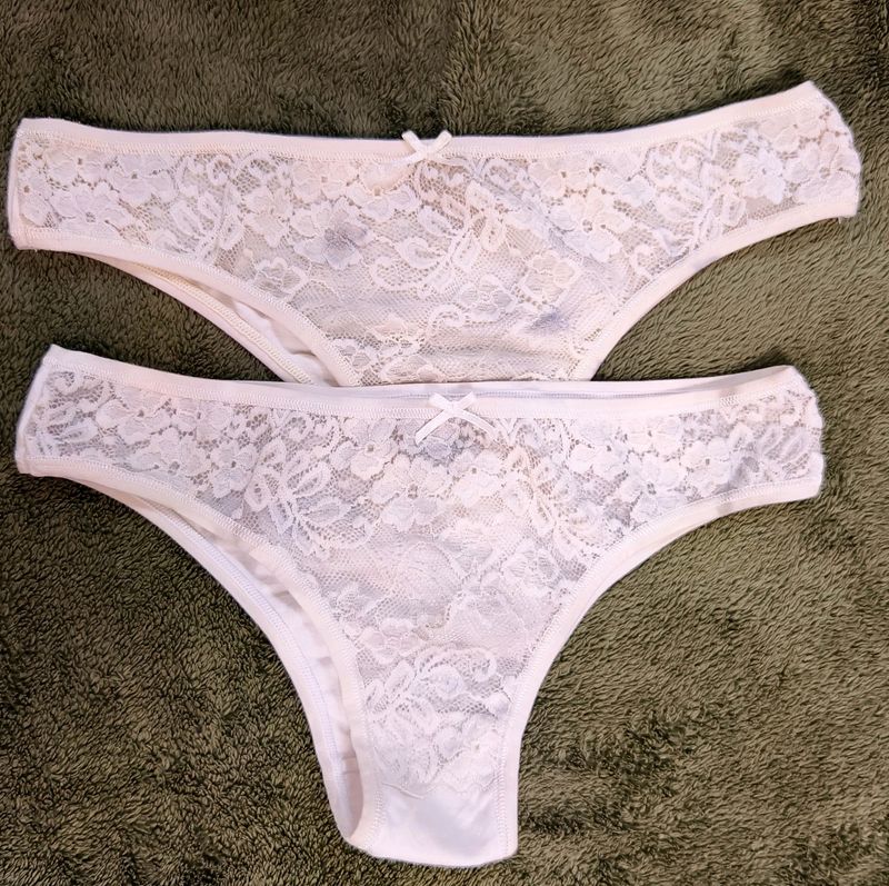 🩲 2 SEXY LACE GIRL THONG ✅ Good Conditions 😍