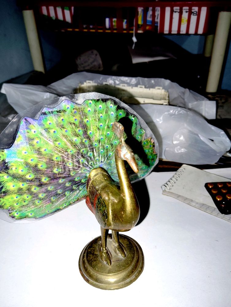 Brass Peacock 5inch