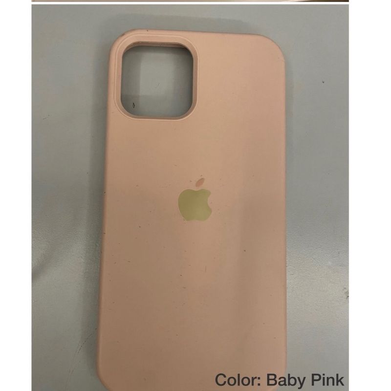 iPhone 12 Pro Silicon Cover- Baby Pink