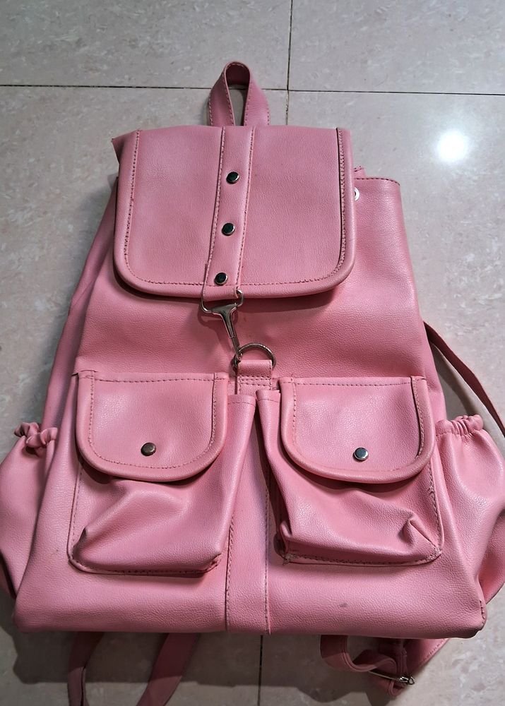 PINK BAGPACK FOR GIRLS♥️