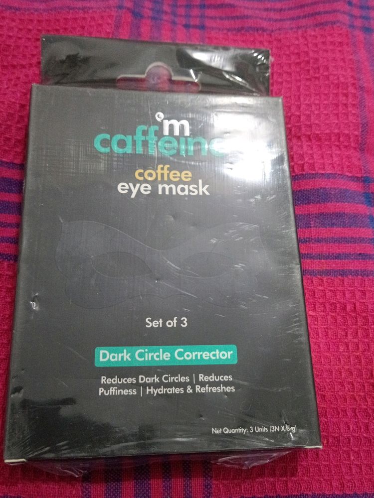 Mcaffeine Coffee Eye Mask (Set Of 3)