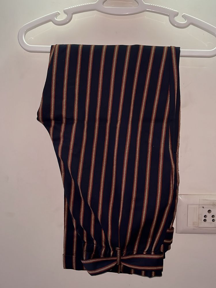 Zara Formal Vertical Stripe Pants