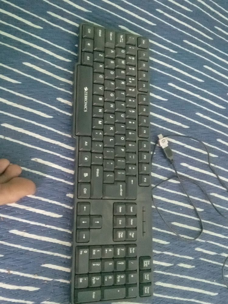 Zebronics Keyboard In New Condition With Box I Ha