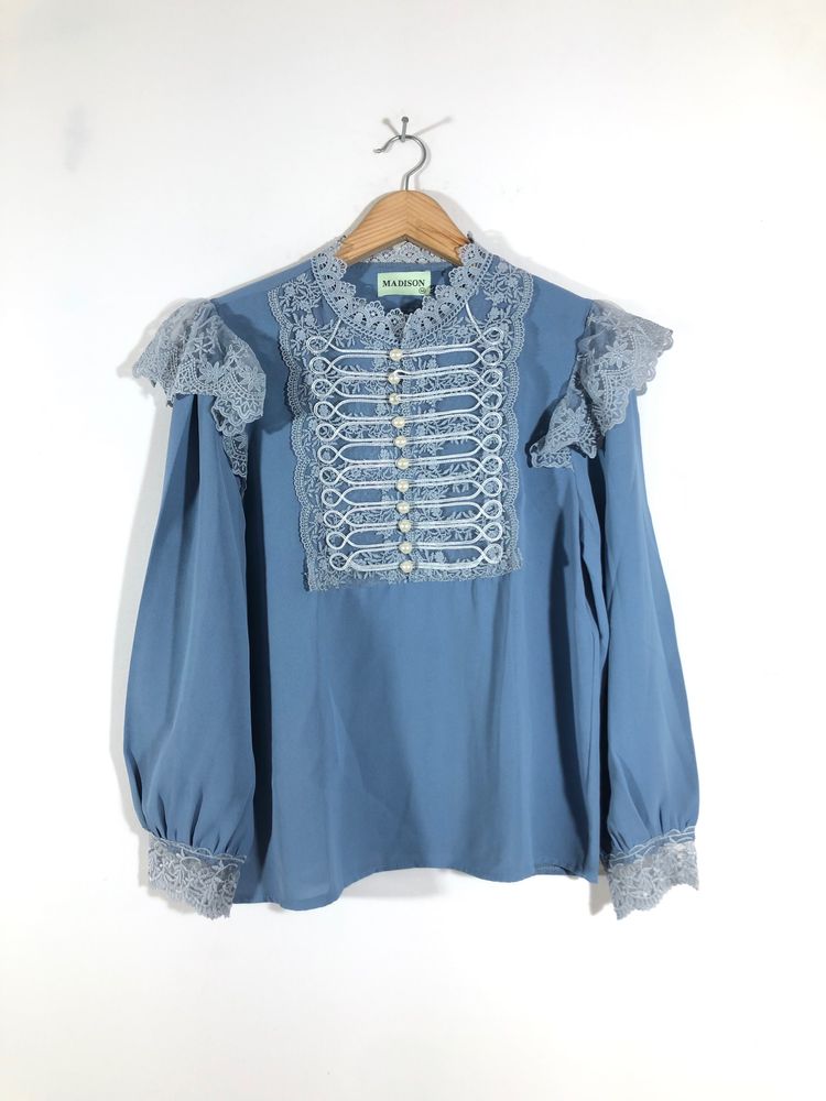 Blue Casual Top(Women’s)