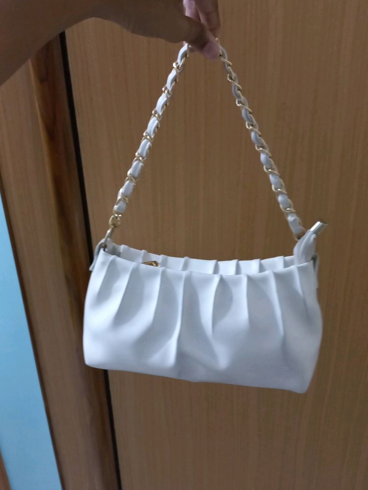 White Handbag