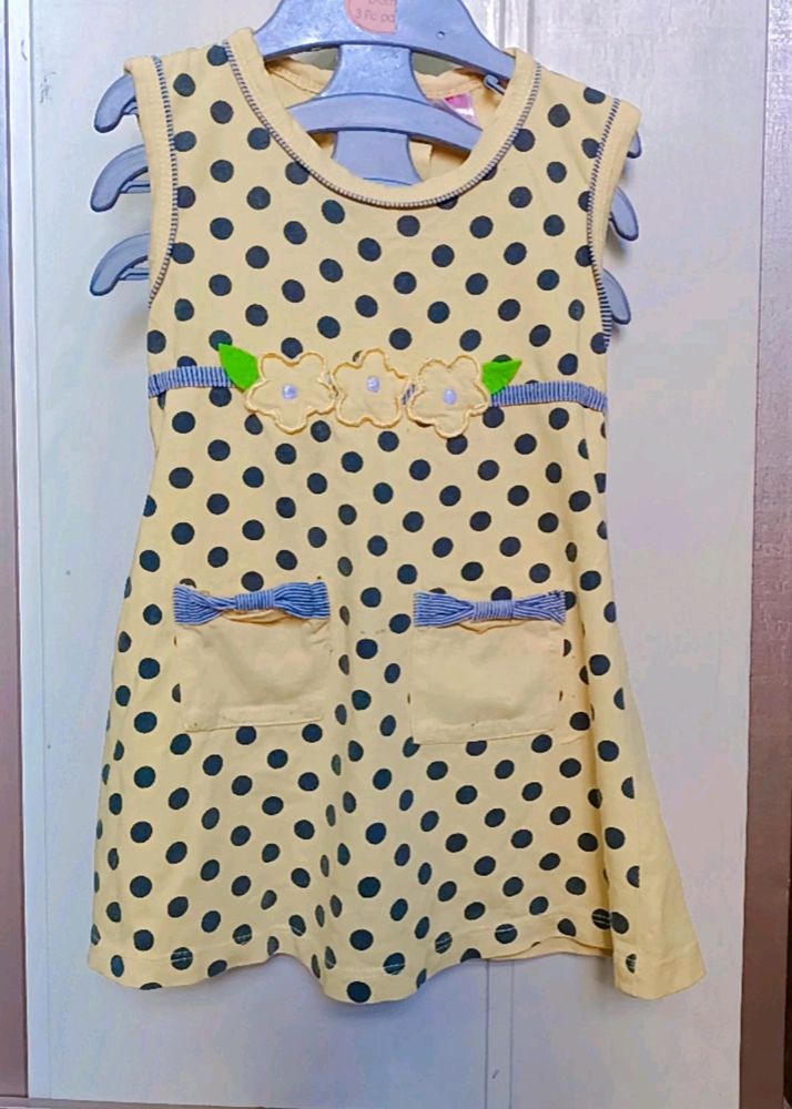 Middi Dresses Of Baby Girl @99 Per Piece