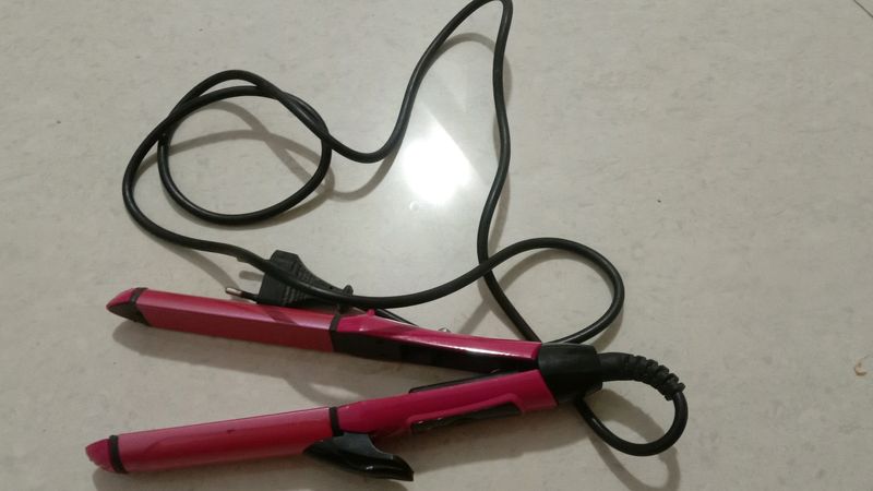 Nova Hair Straightener And Curler.