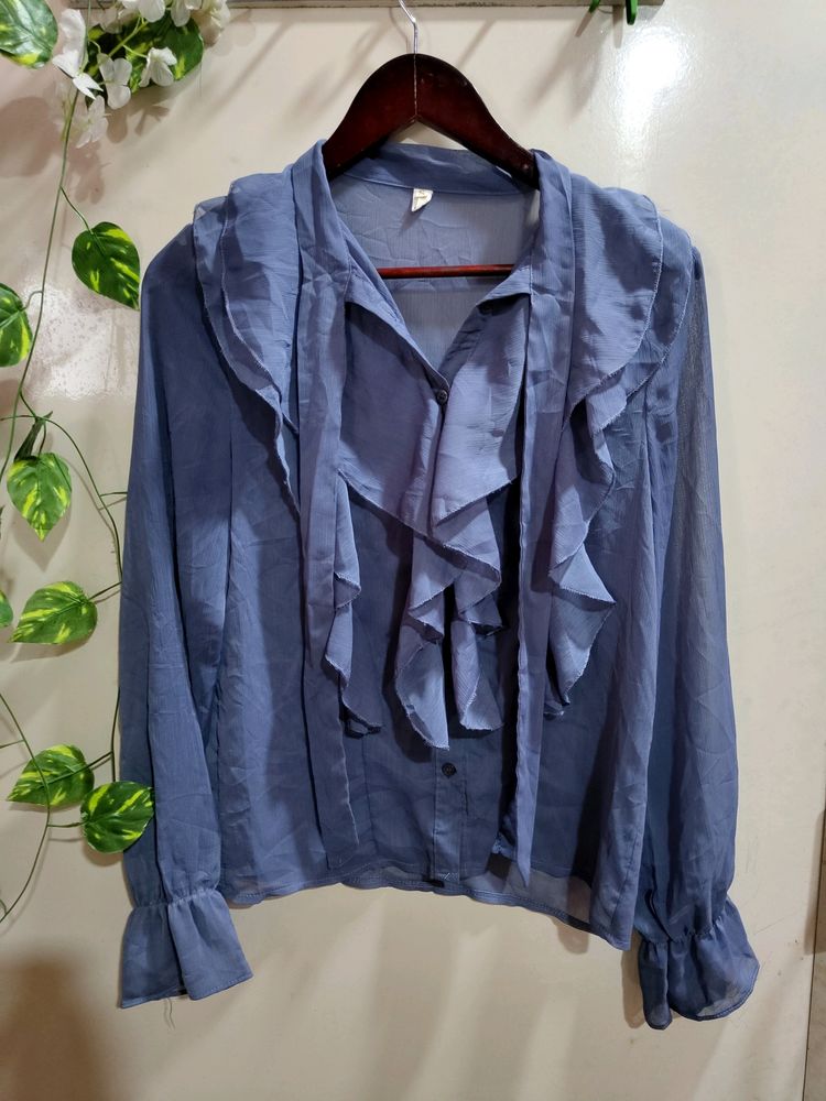 Frilled Shirt For Women