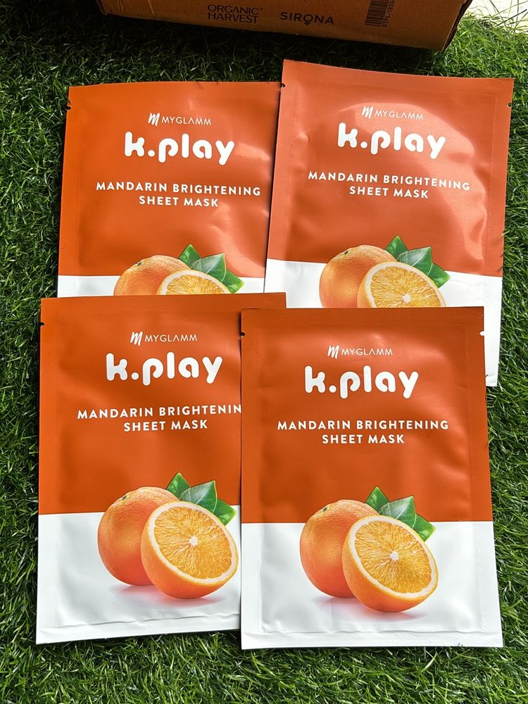 K Play Sheet Mask Pack Of 4