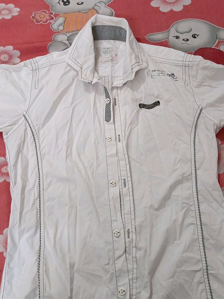 White Cotton Shirt