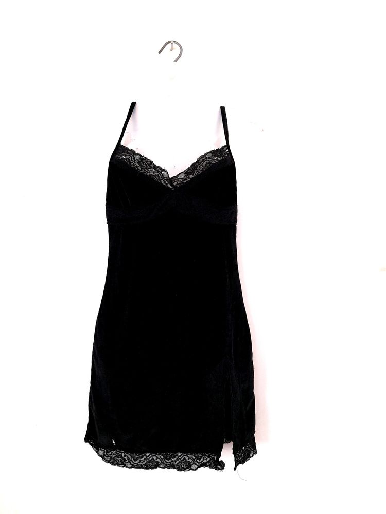 Black Night Wear Dress (Women's)