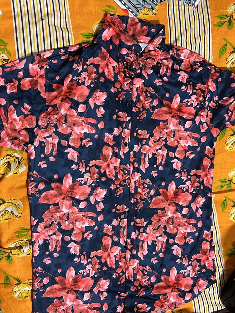 Foral Men Shirt