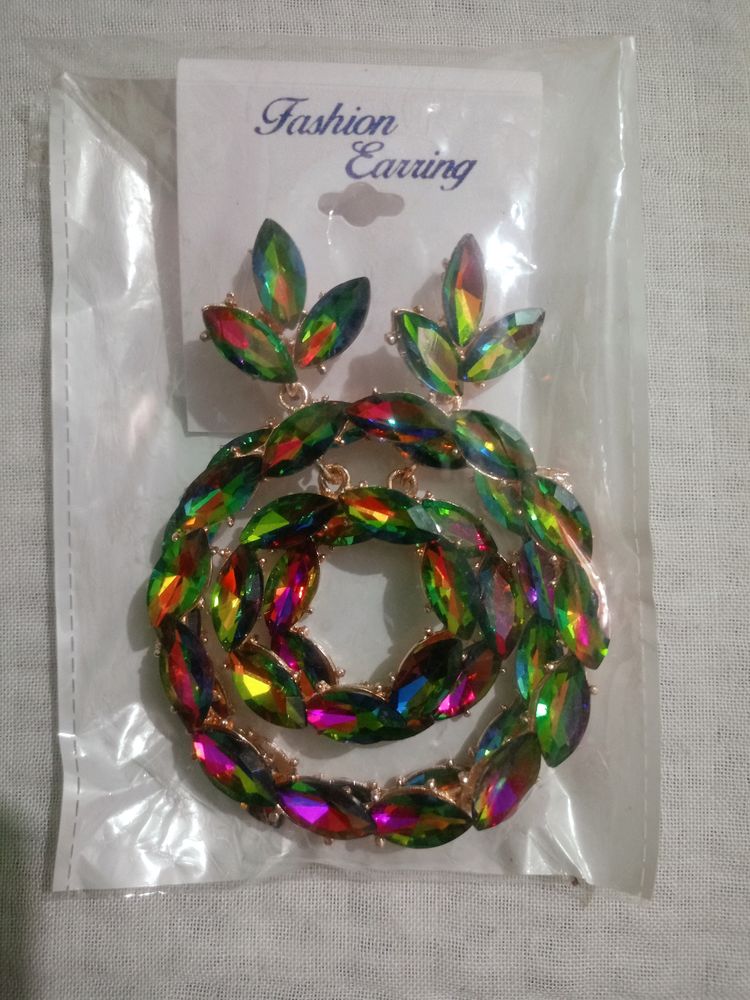 Multicolour Earrings (Get 30 Rs. Off On Delivery)