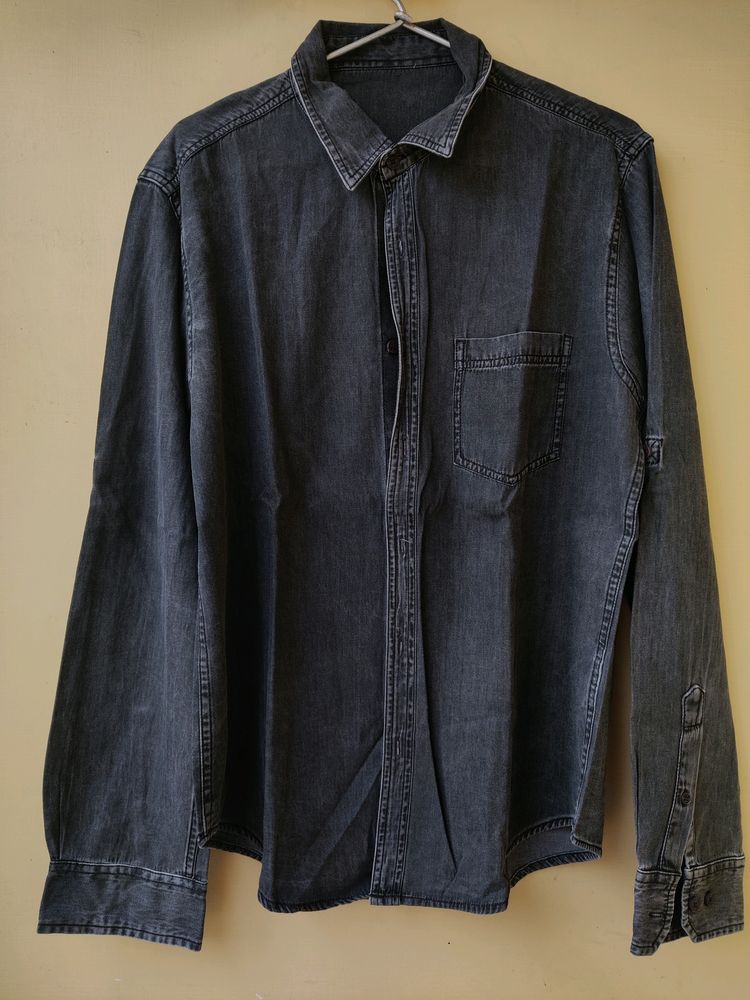 Denim Black Shirt