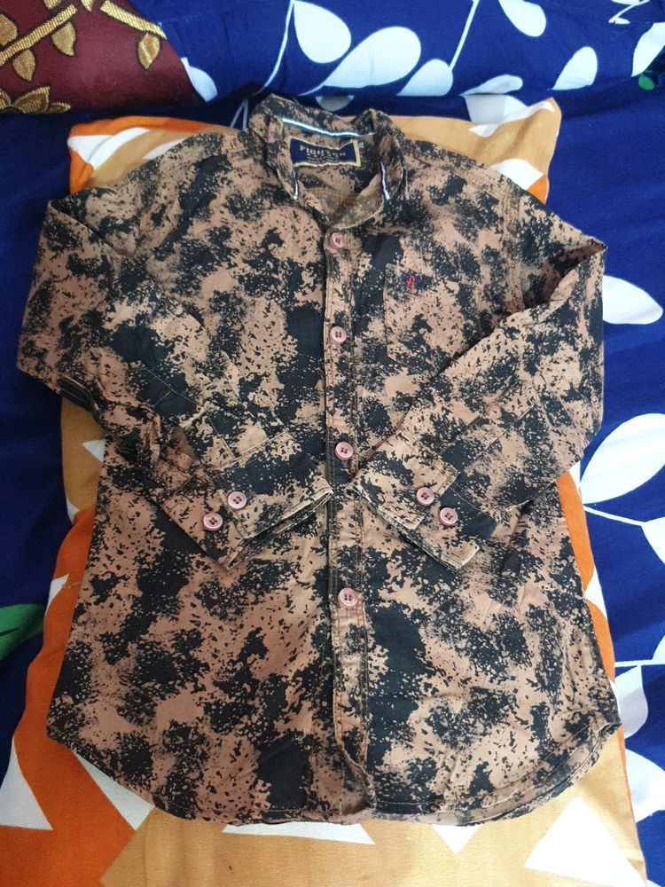 Kids Shirt 👕 Black n Coffee Colour