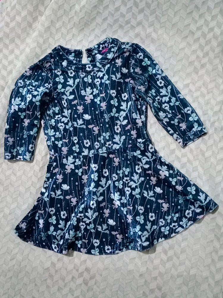 Velvet Dress 6-12 Months