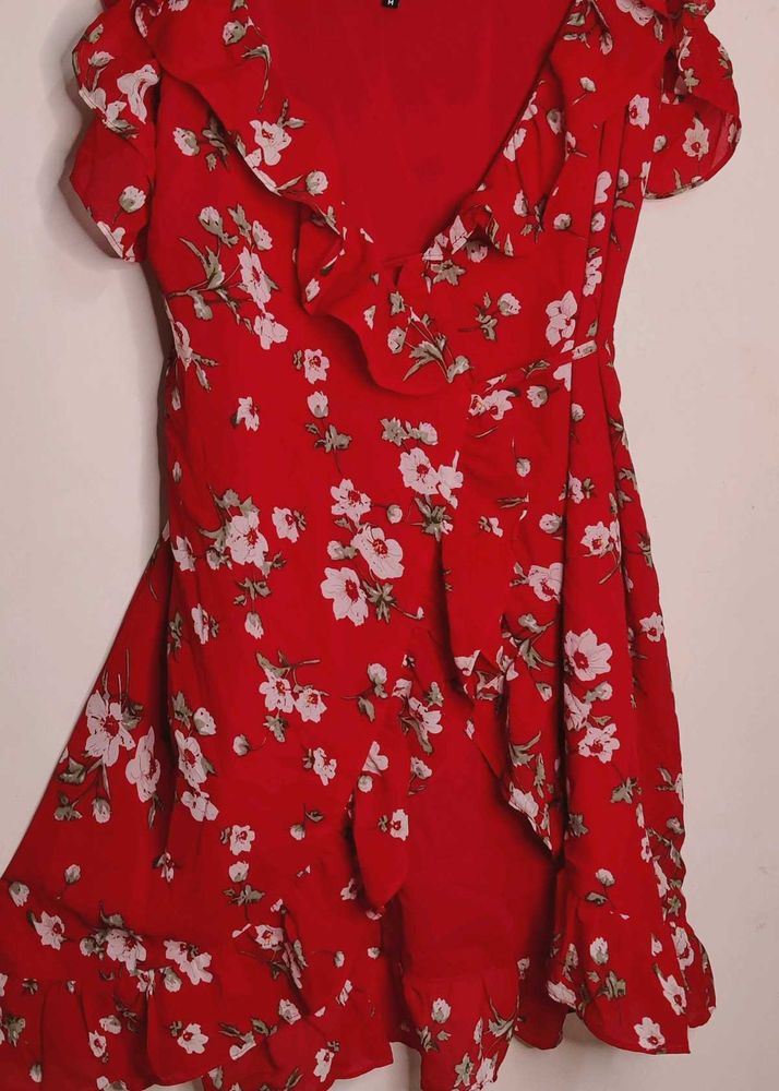 Res Wrap Around Floral Dress