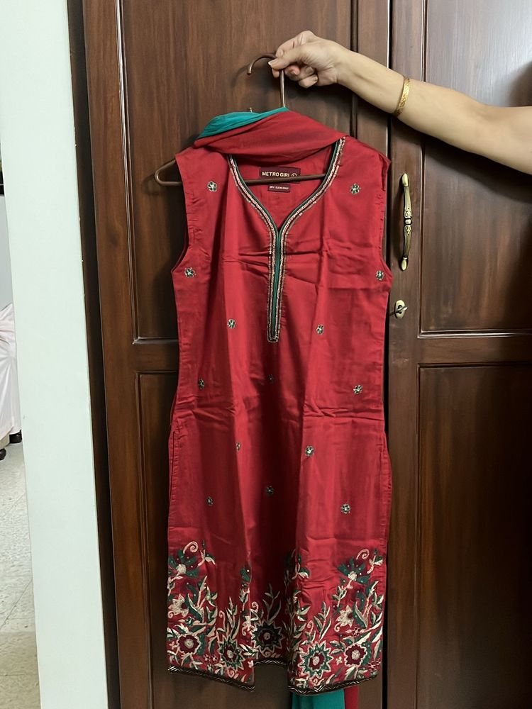 Churidhar Kurta Set with Dupatta