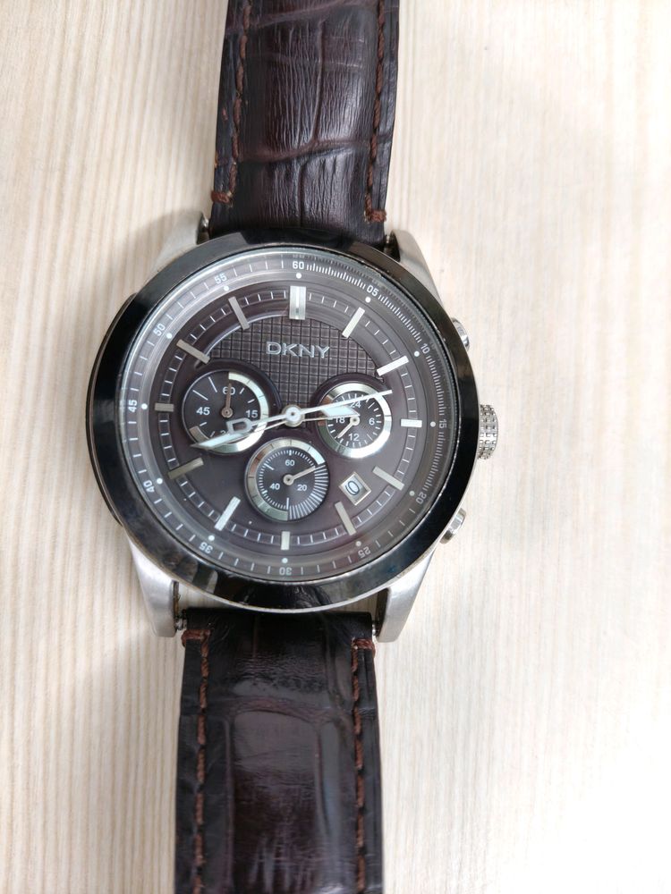 Dkny Watch Brown Strap