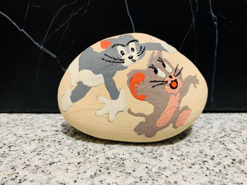 Tom &Jerry On Stone