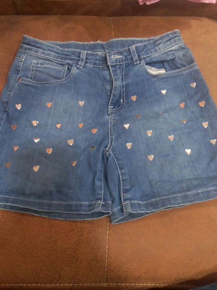 Denim Shorts For Girls