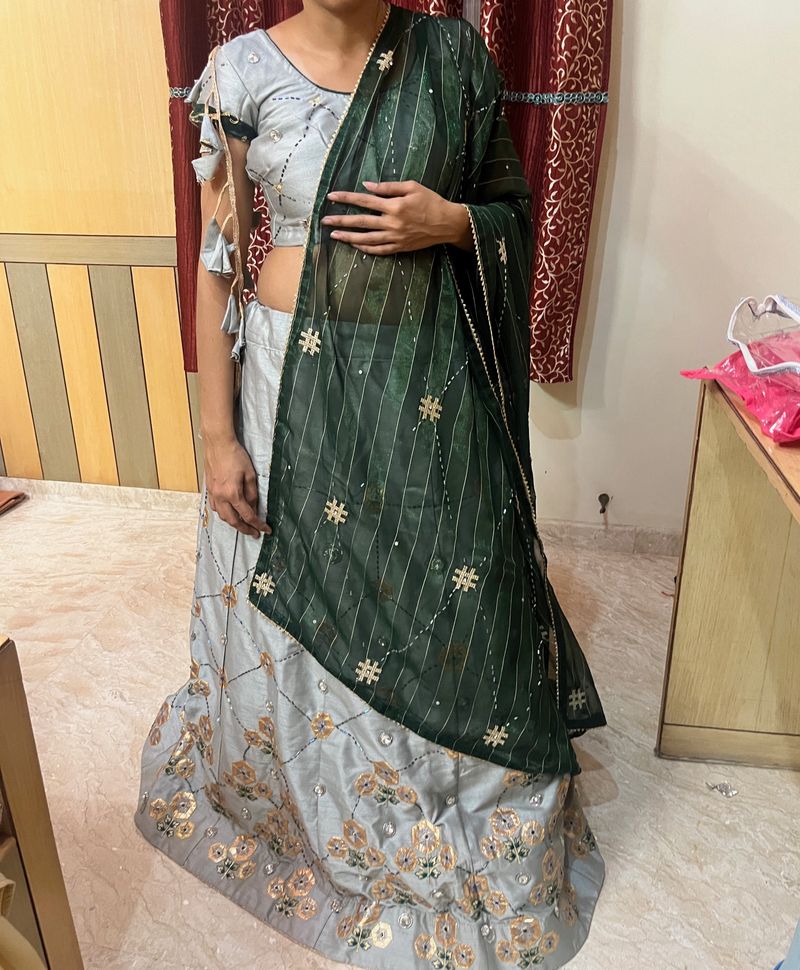 Designer Lehenga For Mehendi Sangeet Sandya