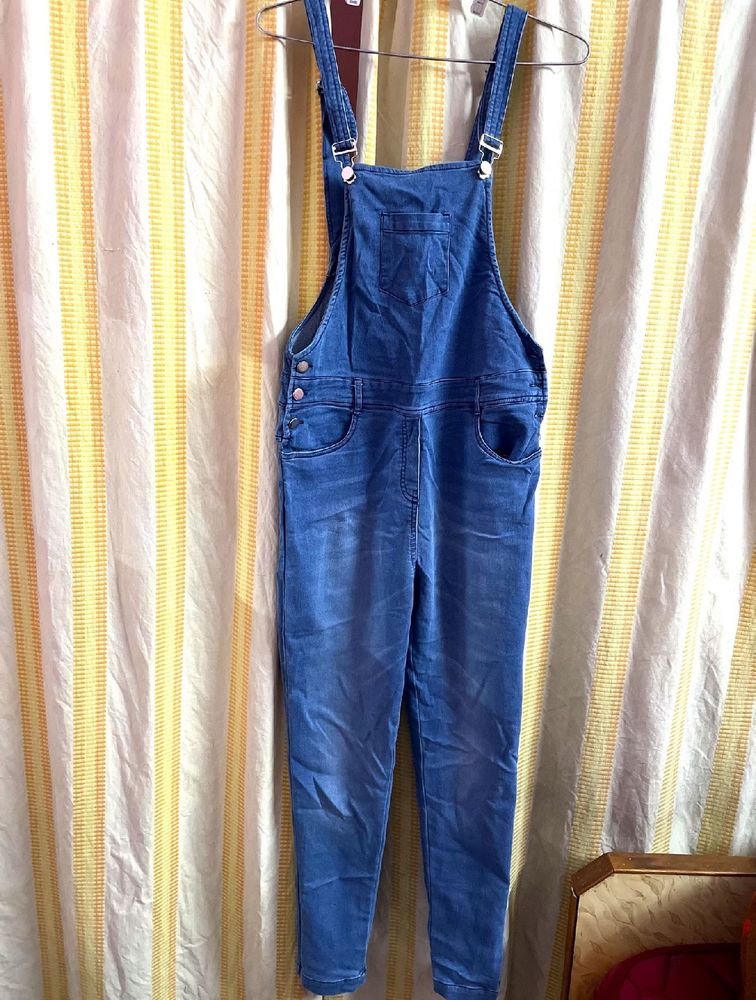 Blue Denim Dungarees