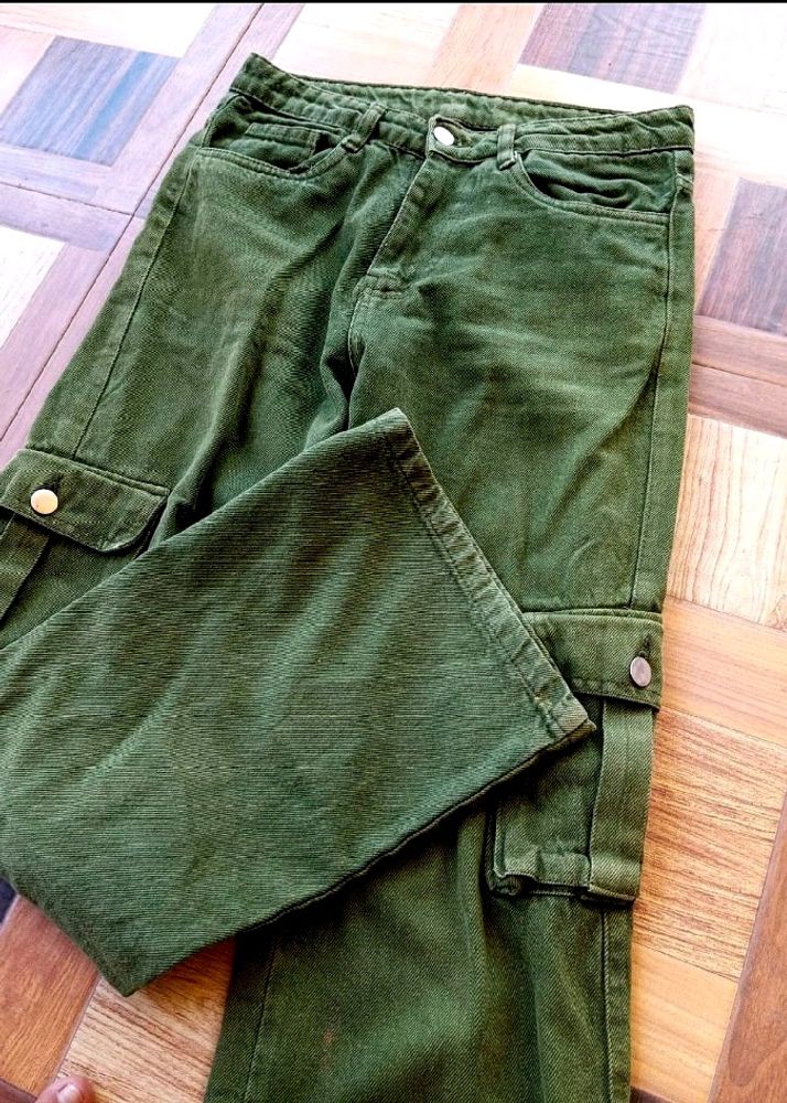 Cargos Olive Jean