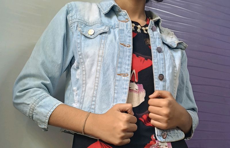 Crop Denim Jacket